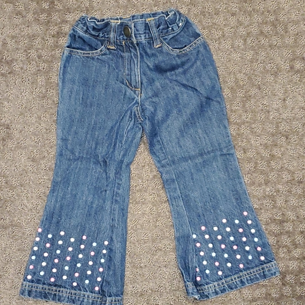 Gymboree boot cut denim jeans - Picture 1 of 8